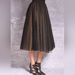 NEW Nostasantissima midi tulle skirt M